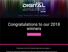 Tablet Screenshot of broadcastdigitalawards.co.uk